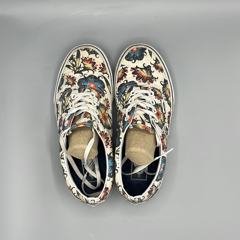 Vans Men’s Sz 5.5/Womens Sz 7 Floral Print Canvas Sneakers